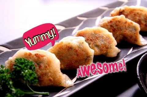 Freshly prepared dumpling~