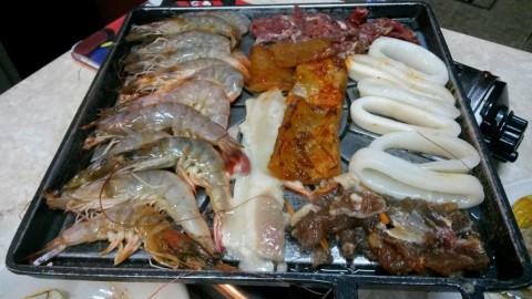 韩国烧烤b b q。