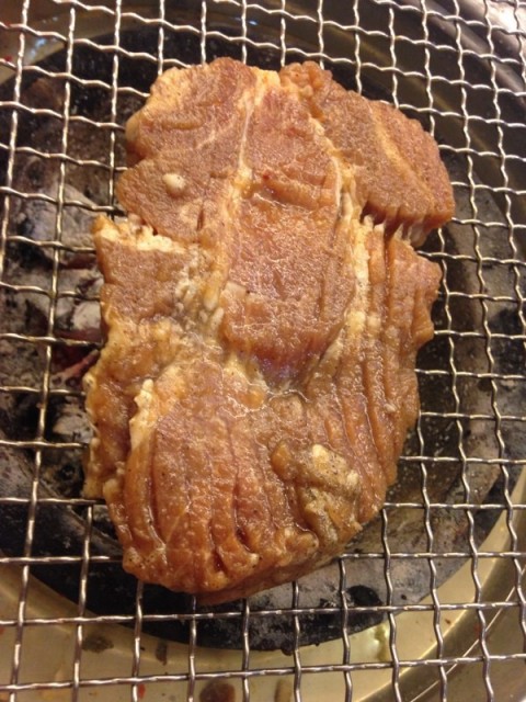 Pork ribs marinated in special soy sauce 