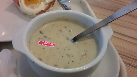 Best mushroom soup I tasted so far