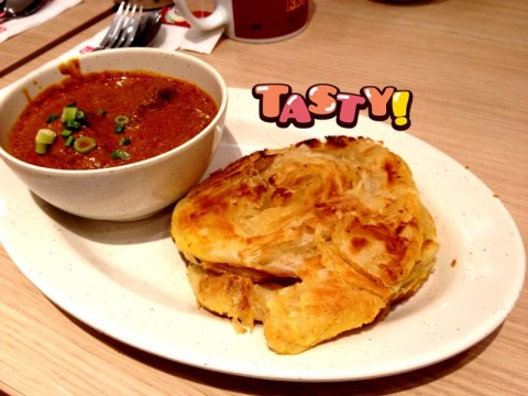 teatime set - tasty curry chicken w potato n crispy flatbread
