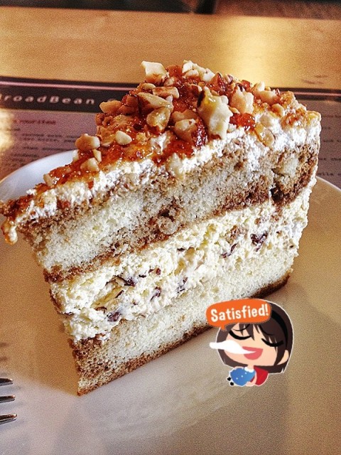 last piece of cake left 2pm on saturday - lucky for us it's delish