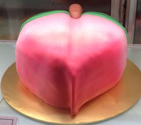 is it a cake or peach?
