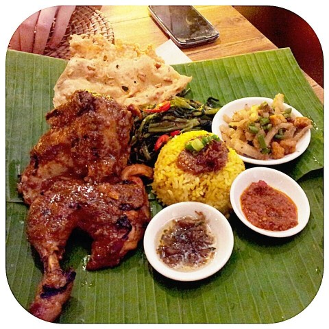 Grilled half chicken is awesome!! share it if u dun wan overloaded. 
