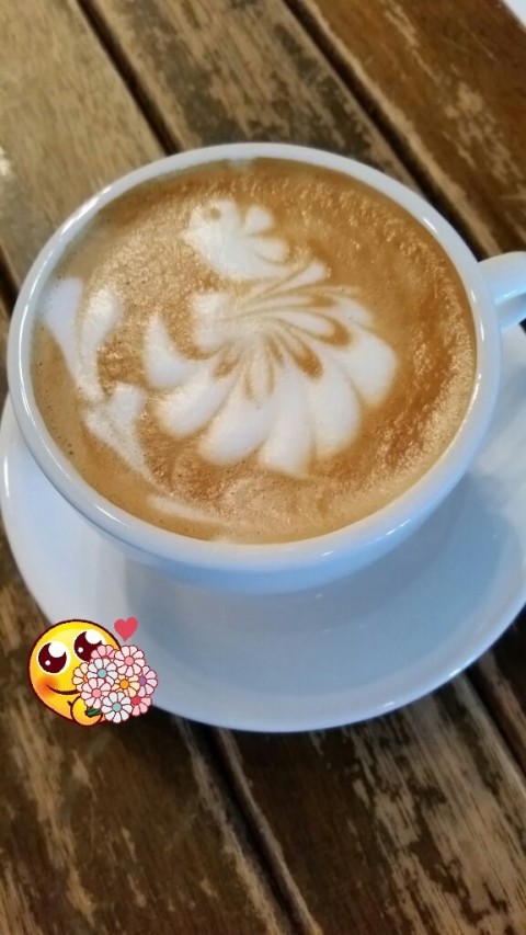 Love the coffee art