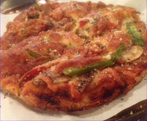 Vegetarian Pizza....Loves It