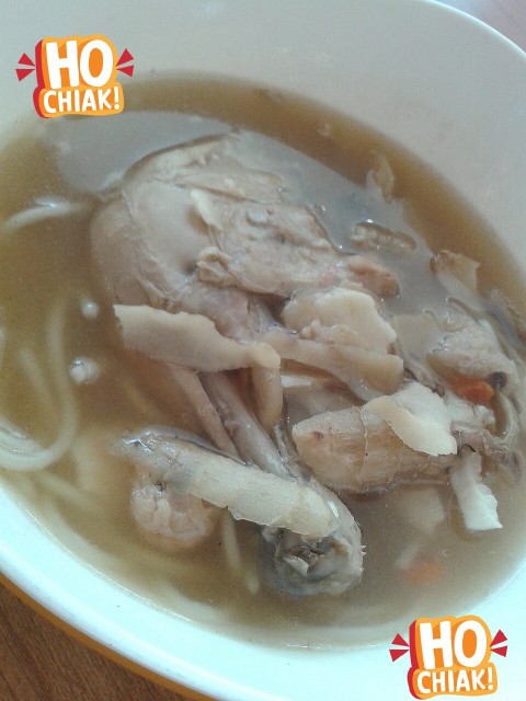 Mild herbal soup with smooth sensation
