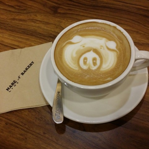 Cute Coffee Art 🐷🐷🐷