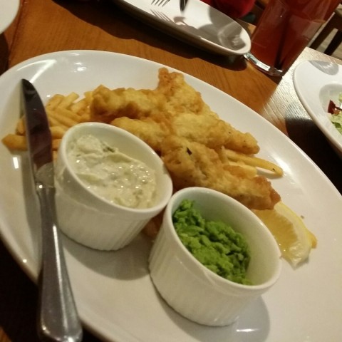 nice and delicious fish n chips 
