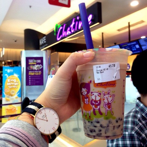 Time to take a break , have a cup of chatime 