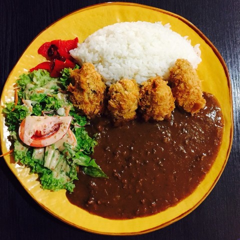 Best katsu oyster curry rice! 