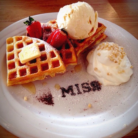 Miss would you like to try our  waffle ?? 😘