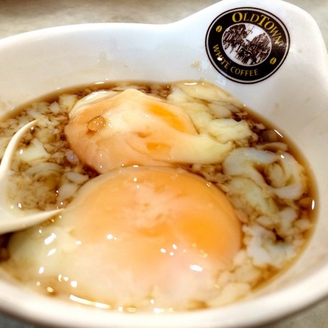 Warm soft boil egg, yummy~~~