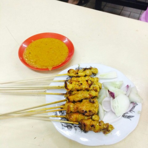 RM1.10/satay (pork or chicken)