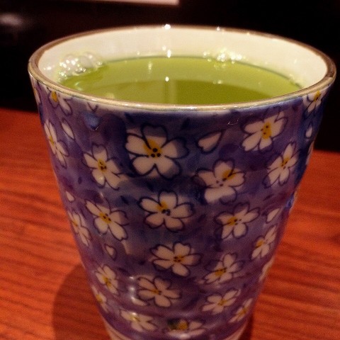 Normal green tea concentration 