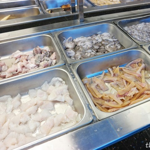 Including crab, clams, squid, fish and more