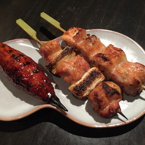 3 in 1 Yakitori, is best to eat while it is hot. Yes, the meat is really juicy!!