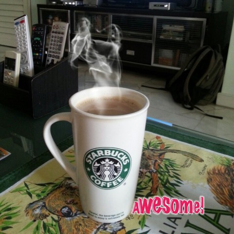 after long day work...finally off from work mood is on and me bring back Starbucks coffee to unwind and relax!