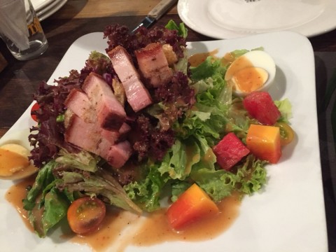 Roasted meat salad
